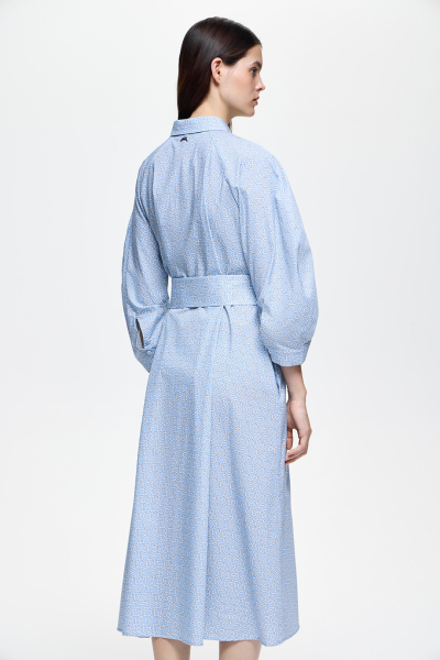 Платье-рубашка с лого-паттерном DREAMS BY ALENA AKHMADULLINA, цвет: голубой, 126102070204615/211000 купить онлайн