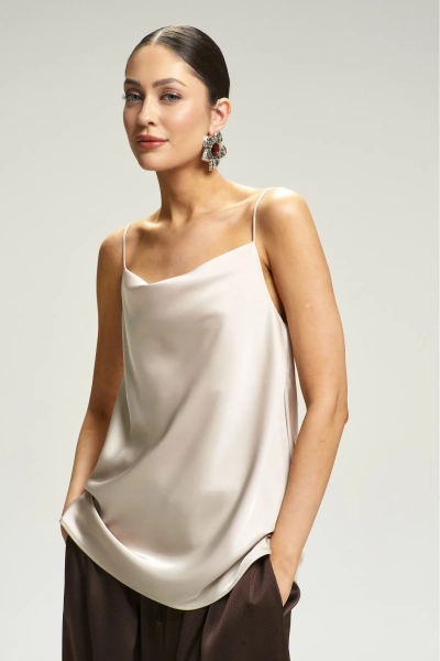 Топ на тонких бретелях Champange