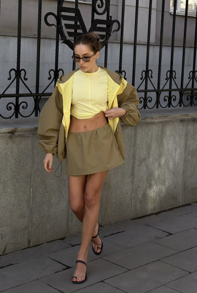 Ветровка с капюшоном Label .B, цвет: Светло-серый,  купить онлайн