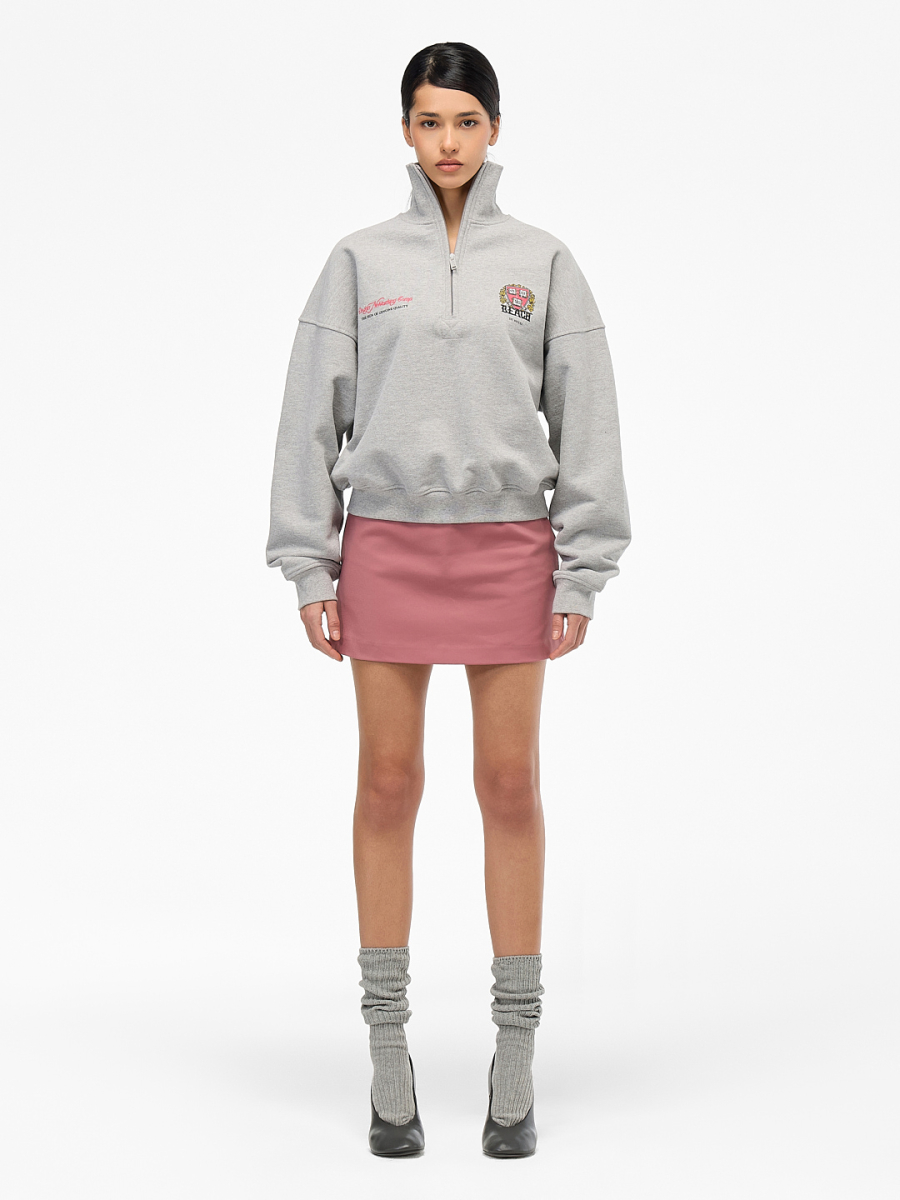 Свитшот с молнией "Истина" FRHT&OUT OF REACH, цвет: меланж, SWVRTMLG купить онлайн