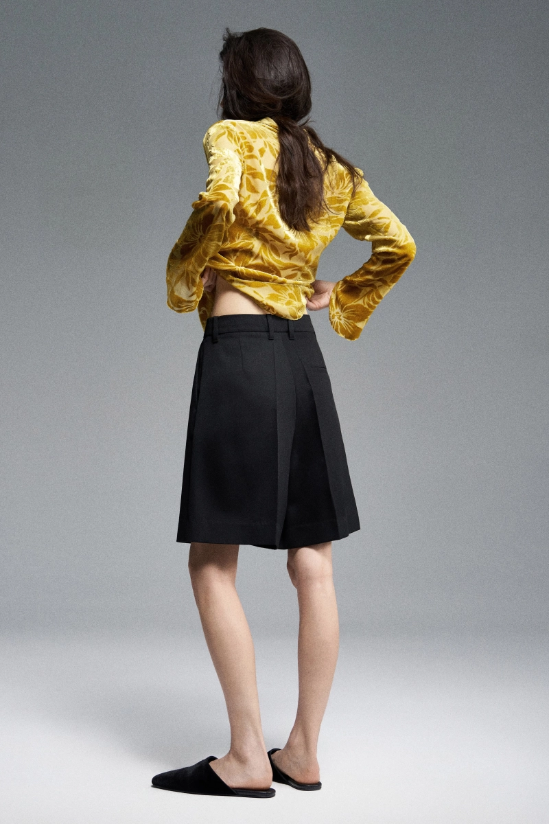 Шорты из костюмной ткани WALK OF SHAME, цвет: Черный,  купить онлайн