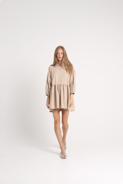 Платье plume beige