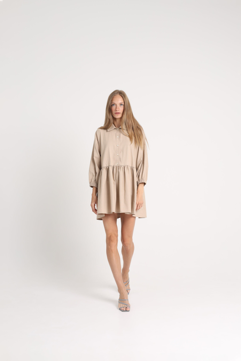 Платье plume beige