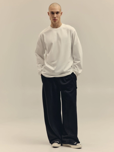 Лонгслив Heavyweight Longsleeve NAIPACHE, цвет: бежевый,  купить онлайн