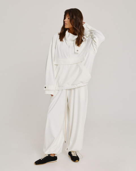 Анорак из фланели MILK Anmuse, цвет: молочный, AN25W205 купить онлайн