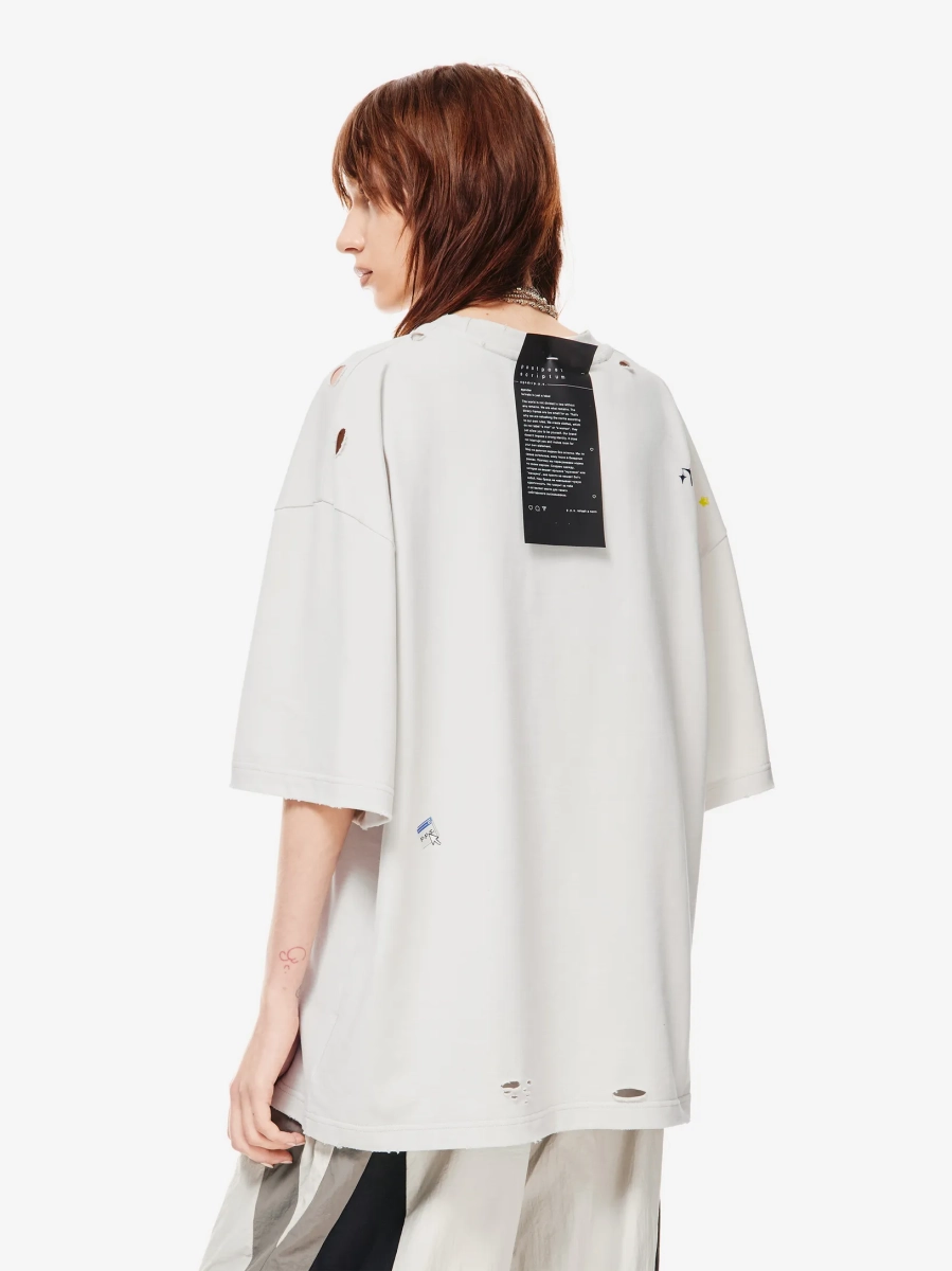 Sticker Pack Футболка Оверсайз p.p.s., цвет: гипсовый, 1039.00.00.WTE1 купить онлайн