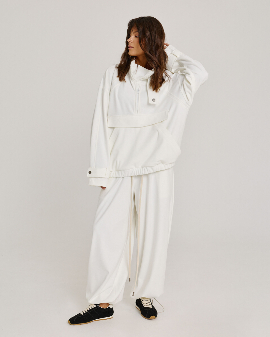 Анорак из фланели MILK Anmuse, цвет: молочный, AN25W205 купить онлайн