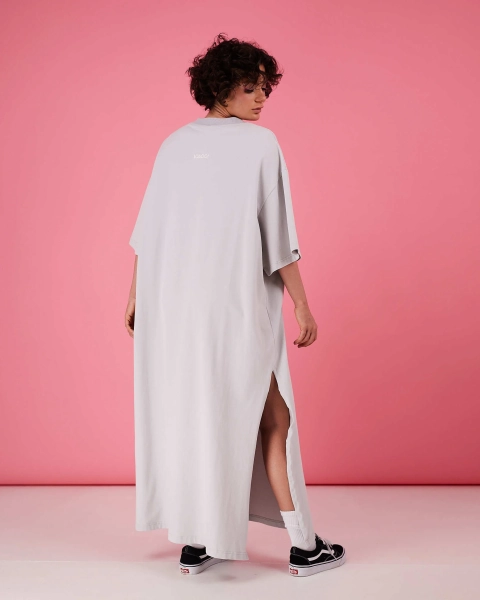 Платье-футболка TABOO, цвет: серый, DrTh-Gr купить онлайн