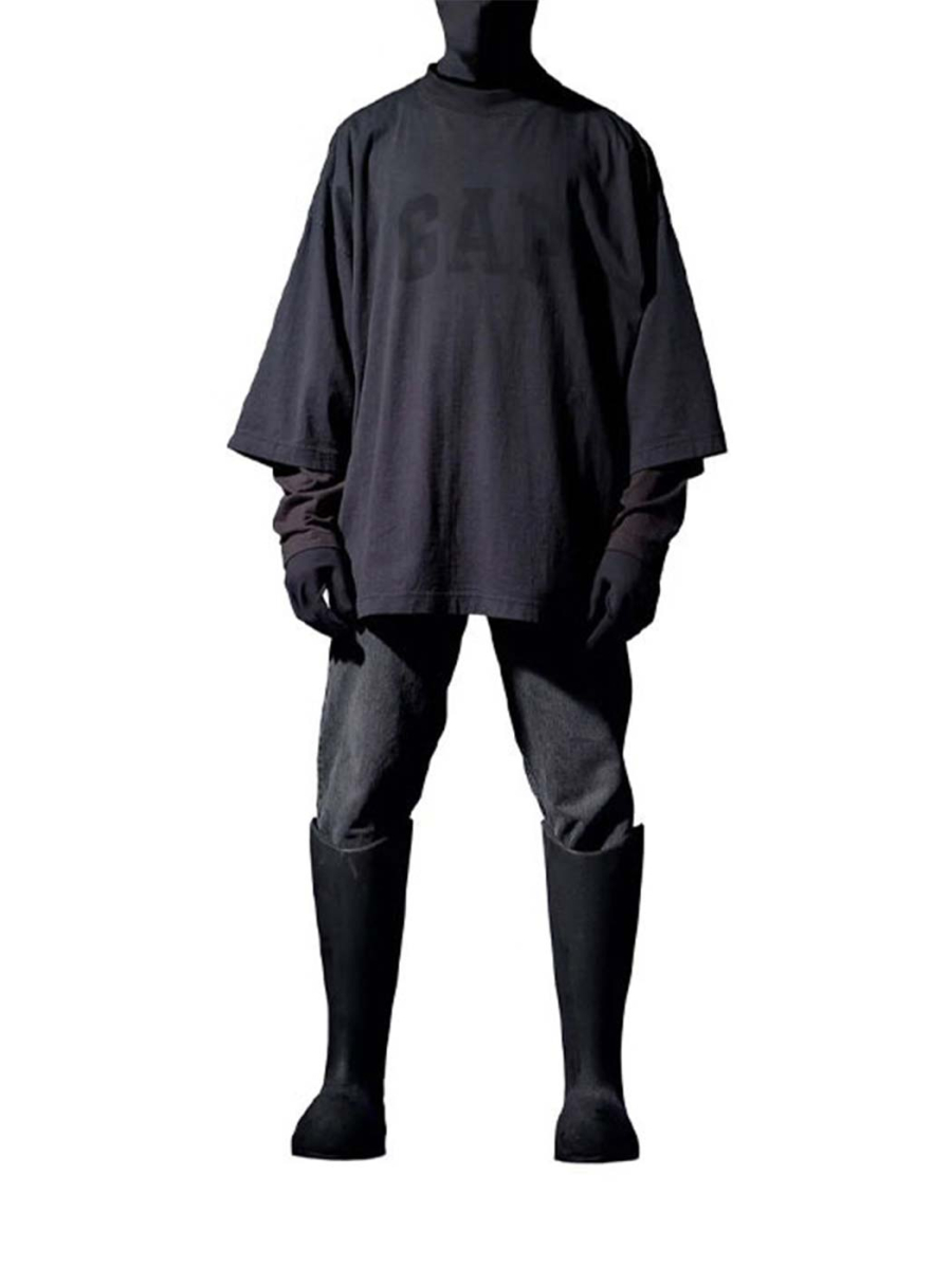 Футболка YEEZY x GAP X Balenciaga shvetsov store, цвет: dark gray, YEEZY-SS22-072 купить онлайн