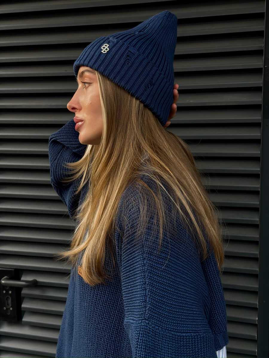 Шапка Flaw BLUE