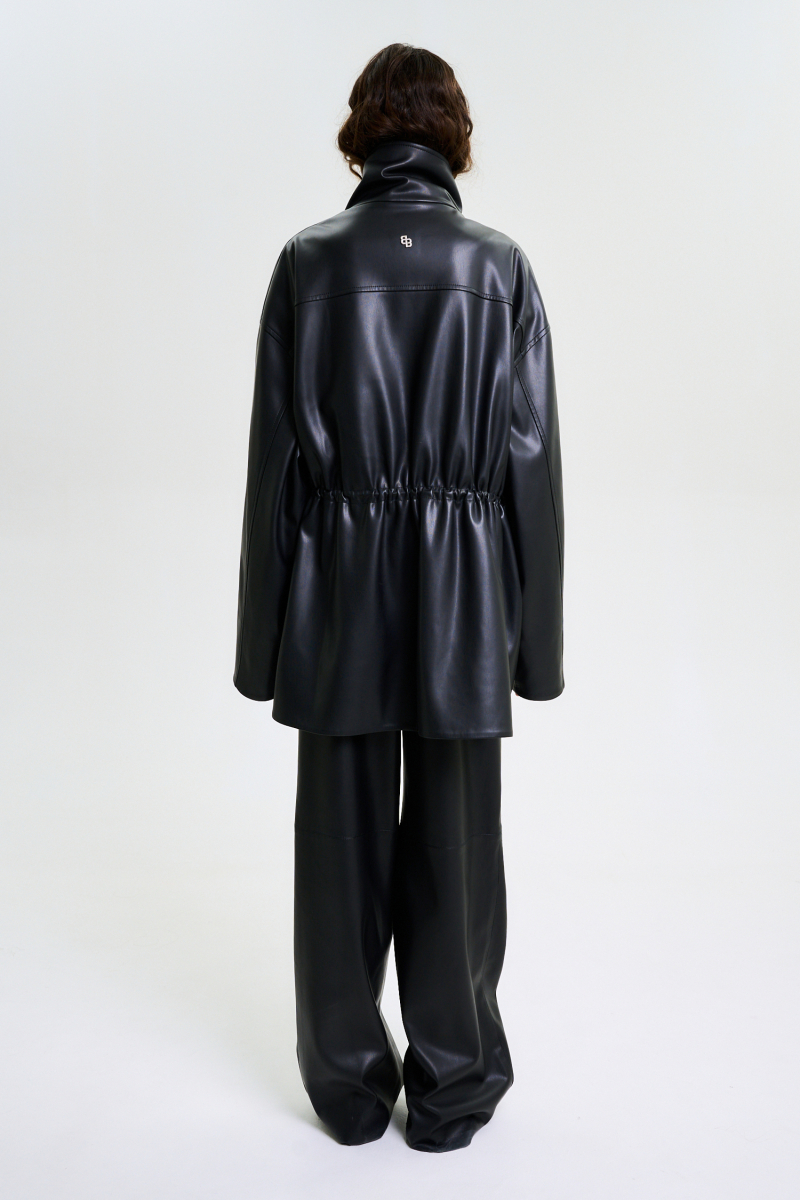 Парка из экокожи BLACK Label .B, цвет: black, Jc.33.5.5924/2BLC купить онлайн