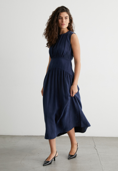 Платье со сборками Gina