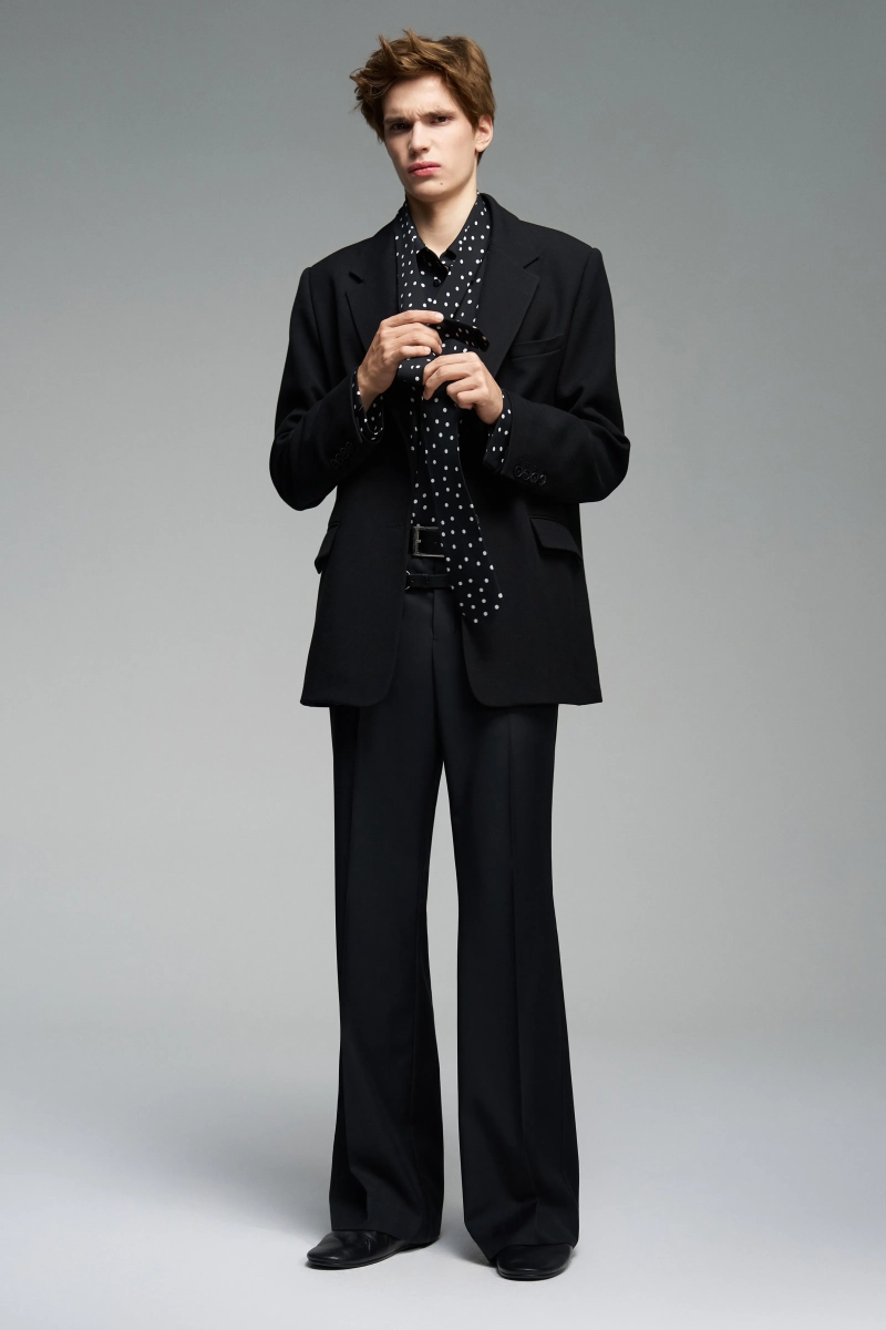 Однобортный пиджак из костюмной ткани WALK OF SHAME, цвет: Черный, JT045/FW2526 купить онлайн