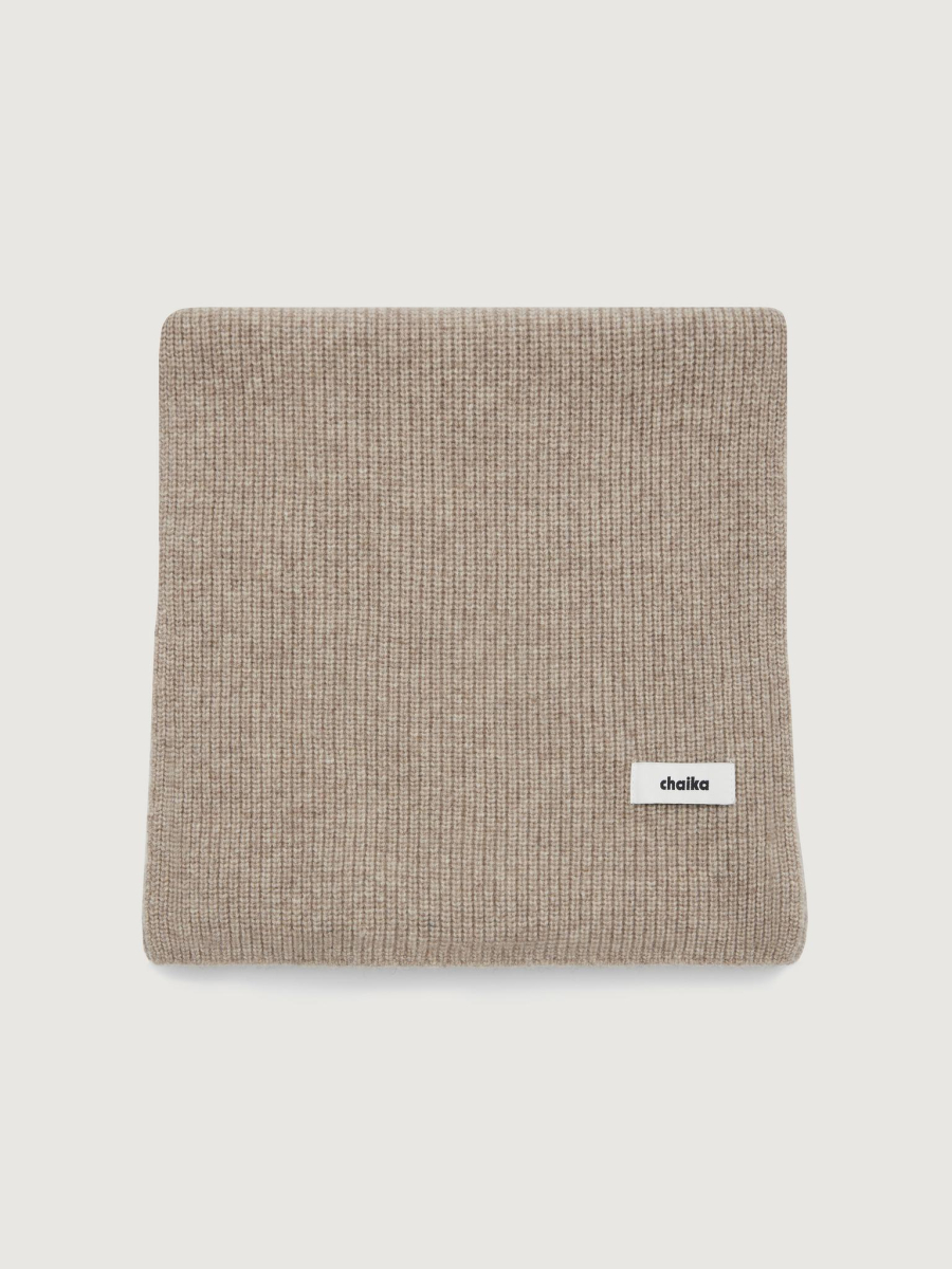 Шарф кашемировый Chaika, цвет: коричневый SF-16 купить онлайн