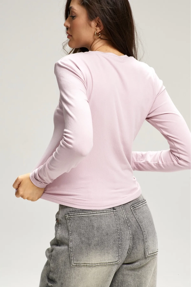 Лонгслив Base Pink Erist store, цвет: розовый, НФ-00003136 купить онлайн