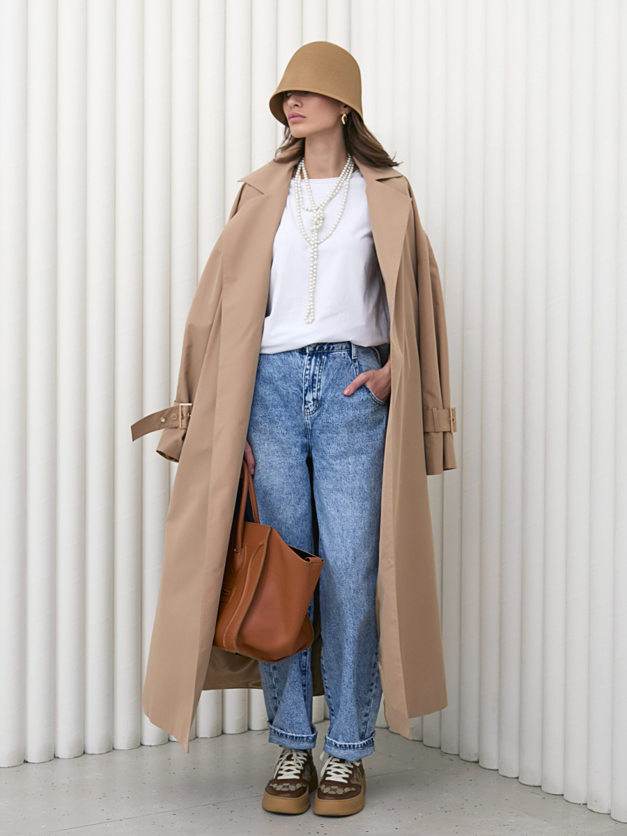 Джинсы-баллон I.B.W., цвет: голубой, TR036 купить онлайн