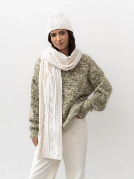 Шапка Tresse TRES, цвет: молочный НФ-00002446 купить онлайн