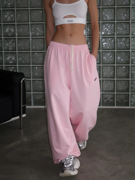 Брюки на резинке MIARTLAND, цвет: розовый НФ-00000771 |трендовая новинка купить онлайн