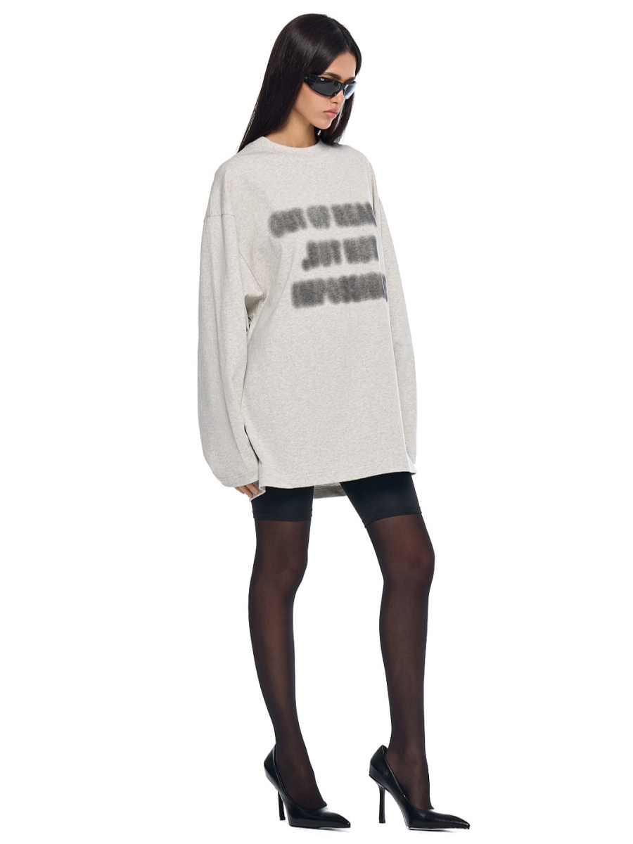Лонгслив "Вечный FRHT&OUT OF REACH, цвет: серебристый меланж, LSOORTNSLMLG купить онлайн