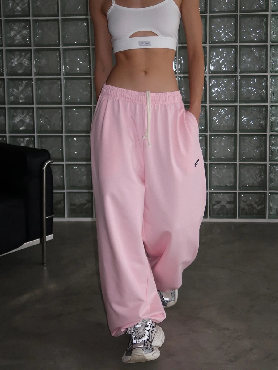 Брюки на резинке MIARTLAND, цвет: розовый НФ-00000771 |трендовая новинка купить онлайн