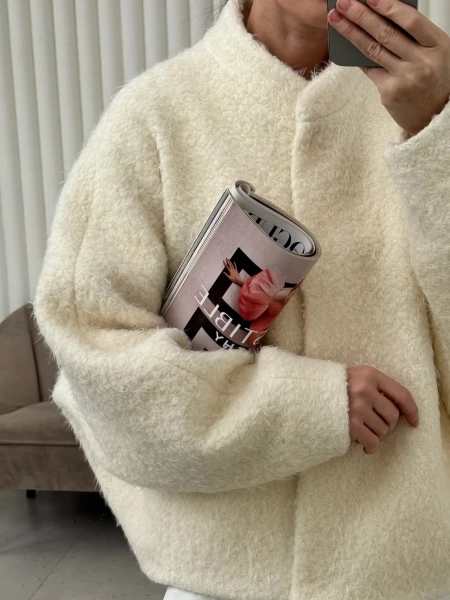 Бомбер I.B.W., цвет: молочный, CO059 купить онлайн