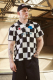 Футболка-поло мужская CHECKER JERSEY SORRY, I’M NOT, цвет: Черный,  со скидкой купить онлайн