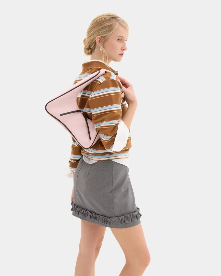 Сумка с фигурным дном Arny Praht, цвет: зефир-кофе  купить онлайн