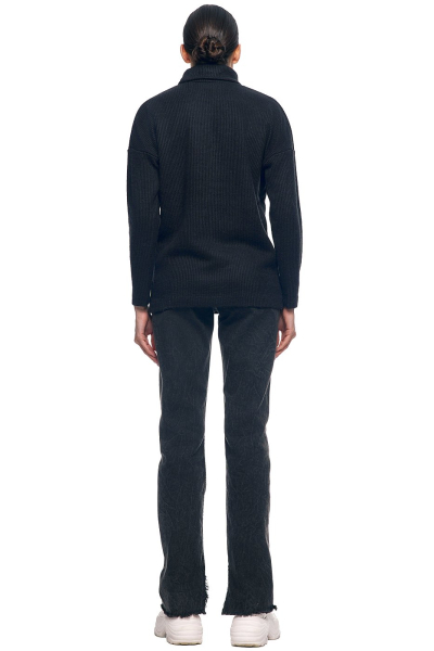 Свитшот удлиненный спущенный рукав SODAMODA, цвет: Черный, 10980 купить онлайн