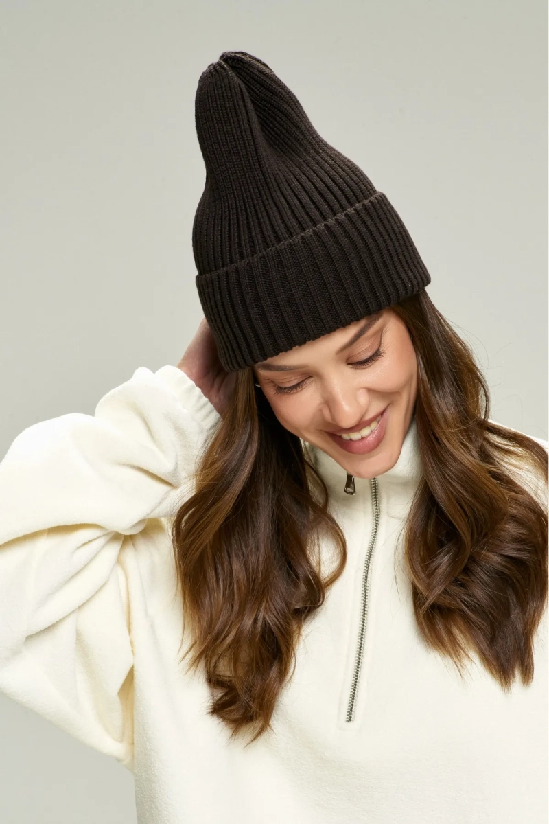 Шапка из хлопка Brown