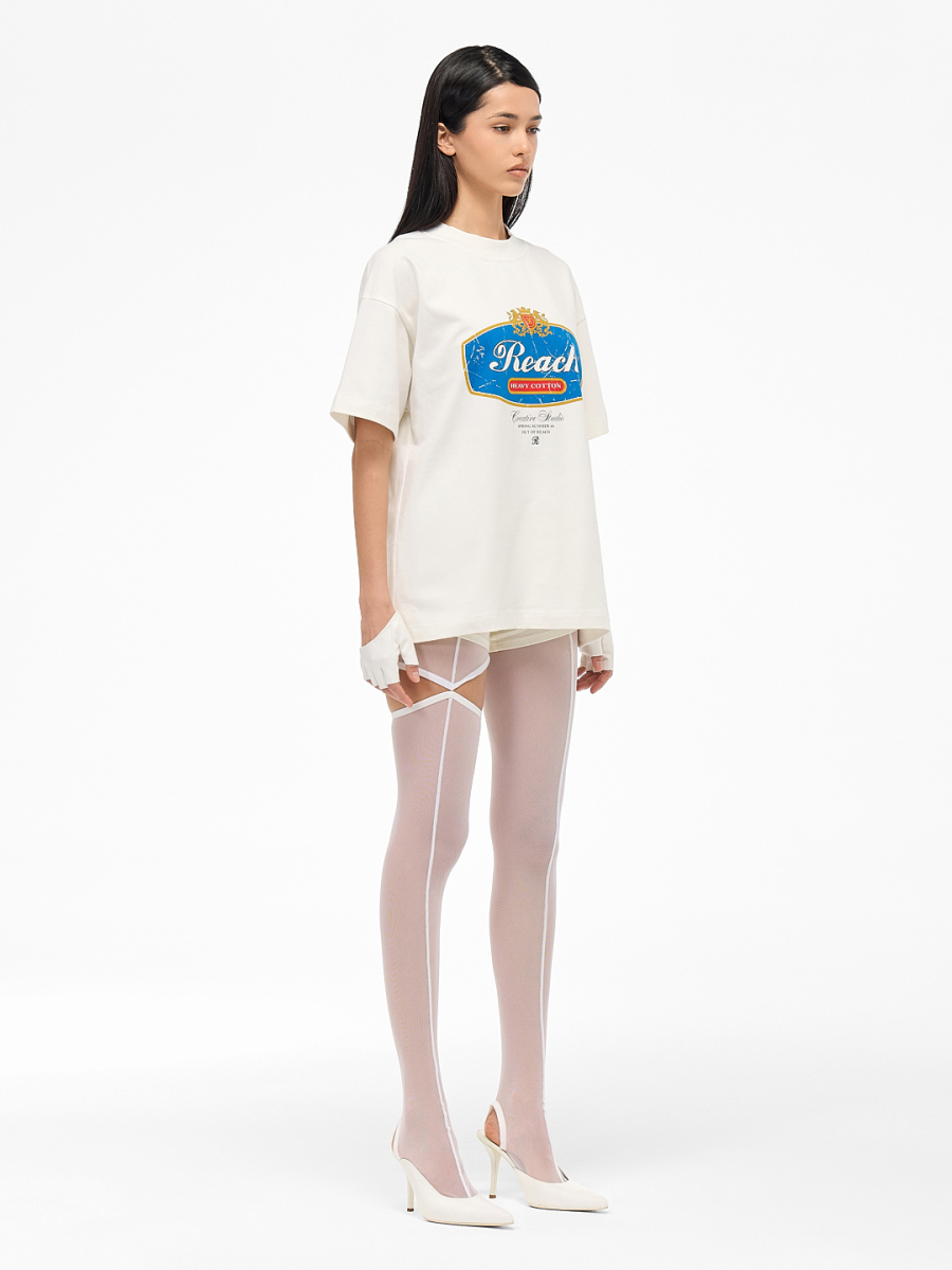Футболка "Дым" FRHT&OUT OF REACH, цвет: молочный, TSSMKMLK купить онлайн
