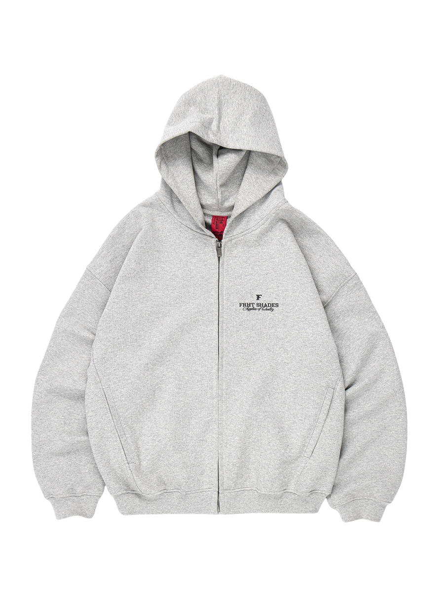 Худи на молнии "Оттенки" FRHT&OUT OF REACH, цвет: меланж, HDZPSHDSMLG купить онлайн