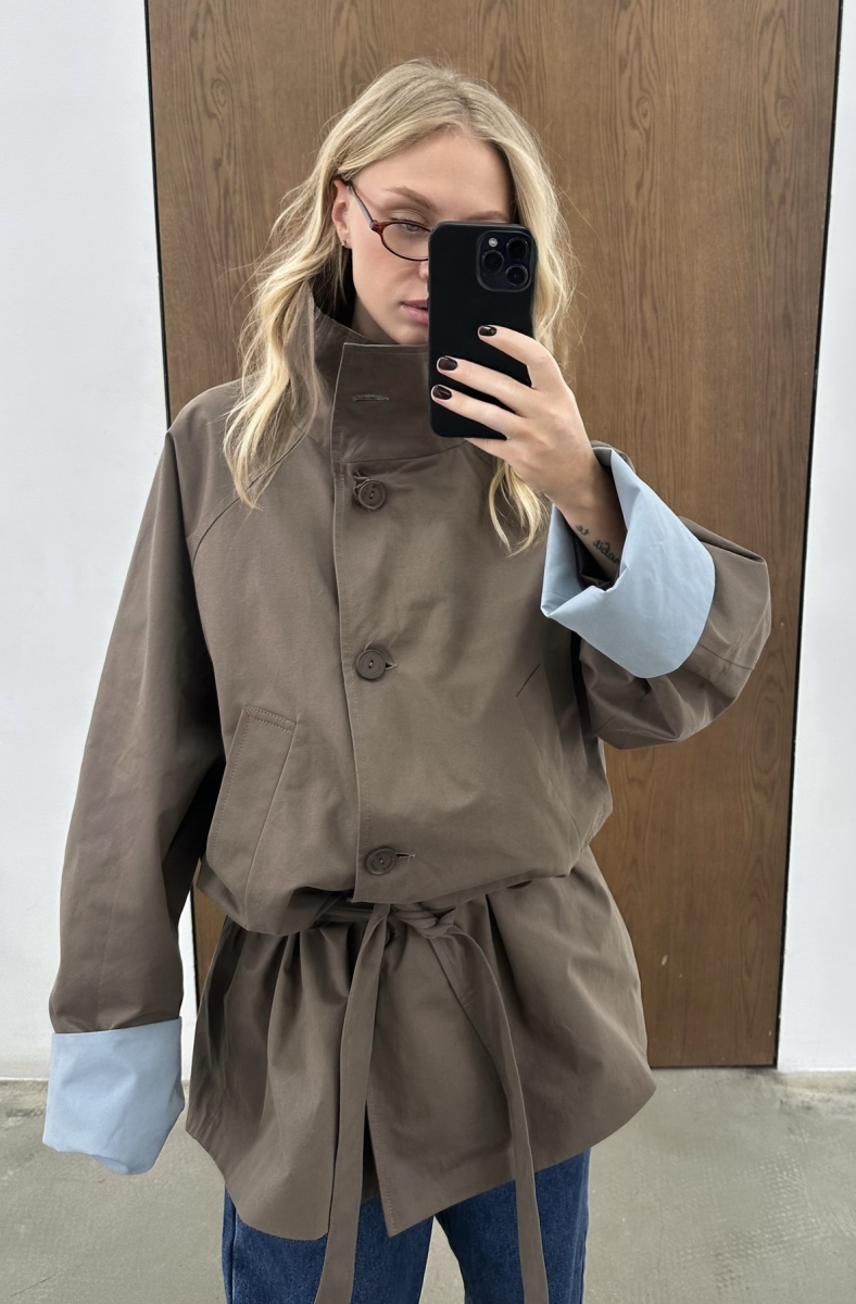 Тренч (коричневый) Label .B, цвет: коричневый, Jc.29.5.026BRN купить онлайн