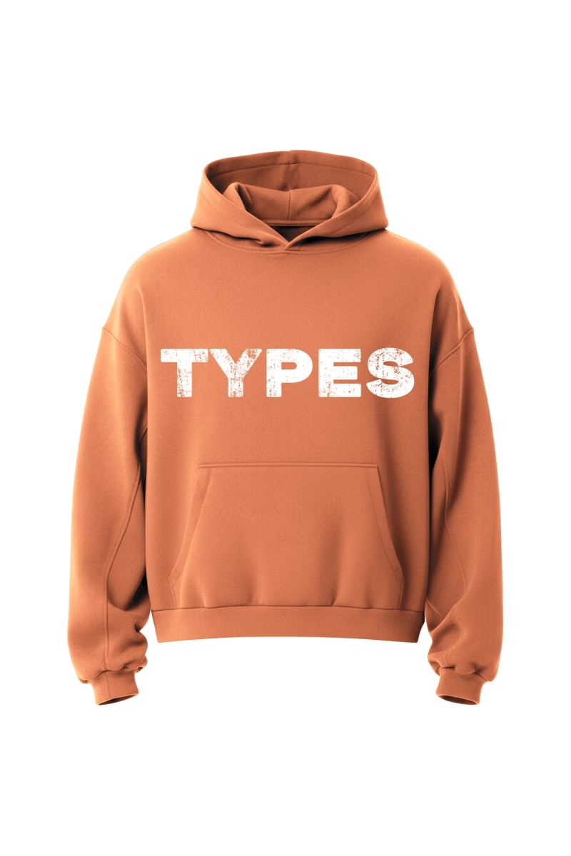 Худи Vintage Logo types, цвет: оранжевый, 00-00003138 купить онлайн