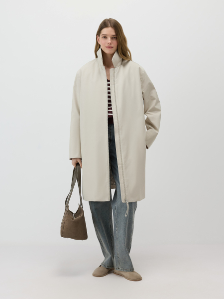 Утепленный тренч Conso, цвет: молочный, SEM 260114 - молочный купить онлайн