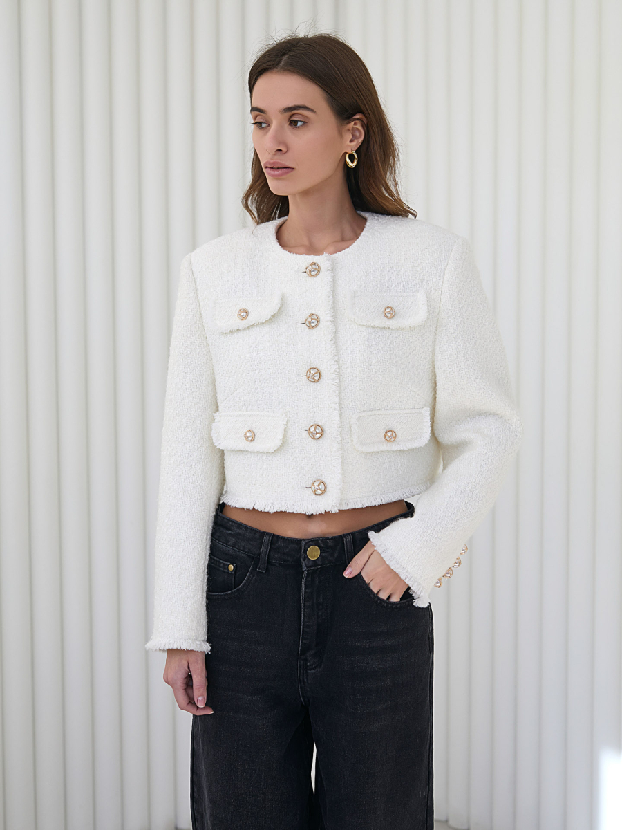 Жакет в стиле Шанель