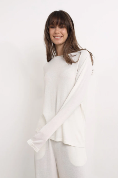 Лонгслив matchy white