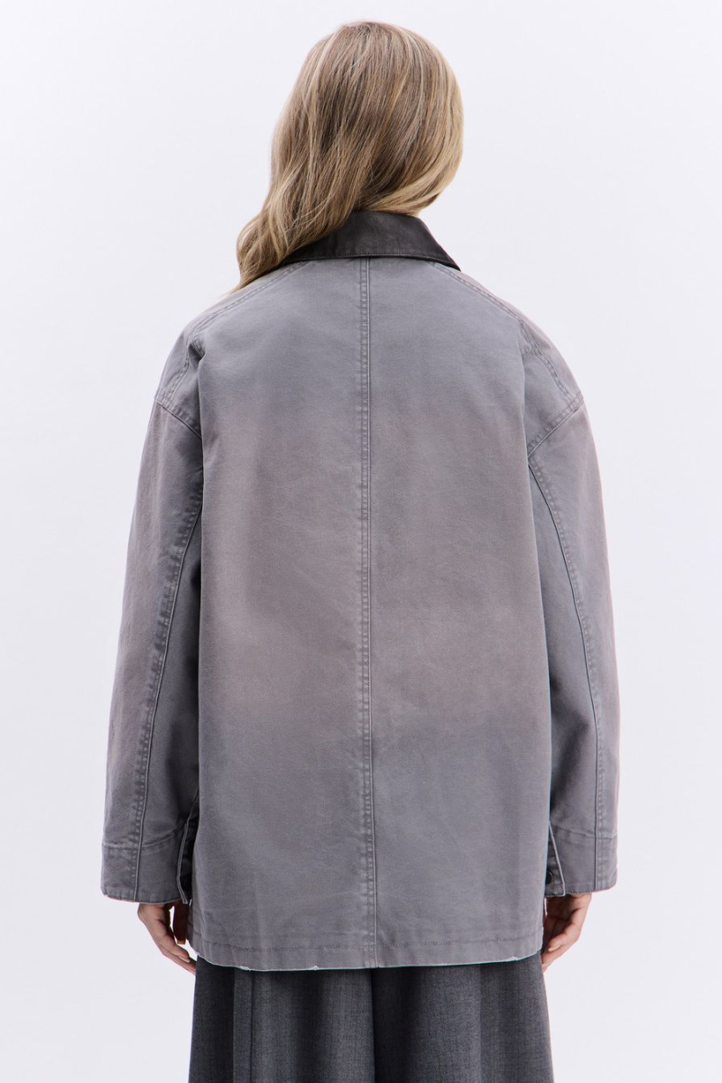 Куртка из 100% хлопка TOPTOP, цвет: серый TT.040.16830.800 |новая коллекция купить онлайн