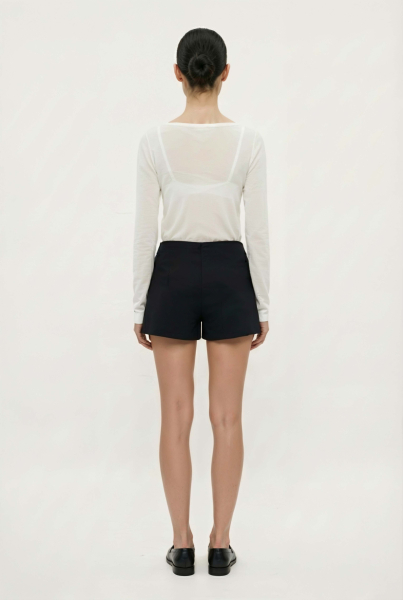 Юбка-шорты из костюмной ткани REFERT, цвет: Черный, 10-4042/1-2511 купить онлайн