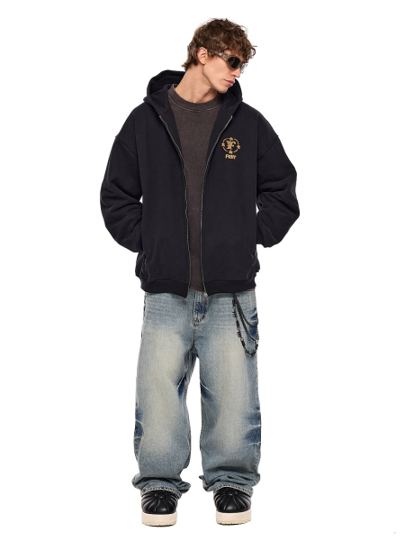 Худи FRHT Zip MH Insane FRHT&OUT OF REACH, цвет: black, HDZPNSNBK купить онлайн
