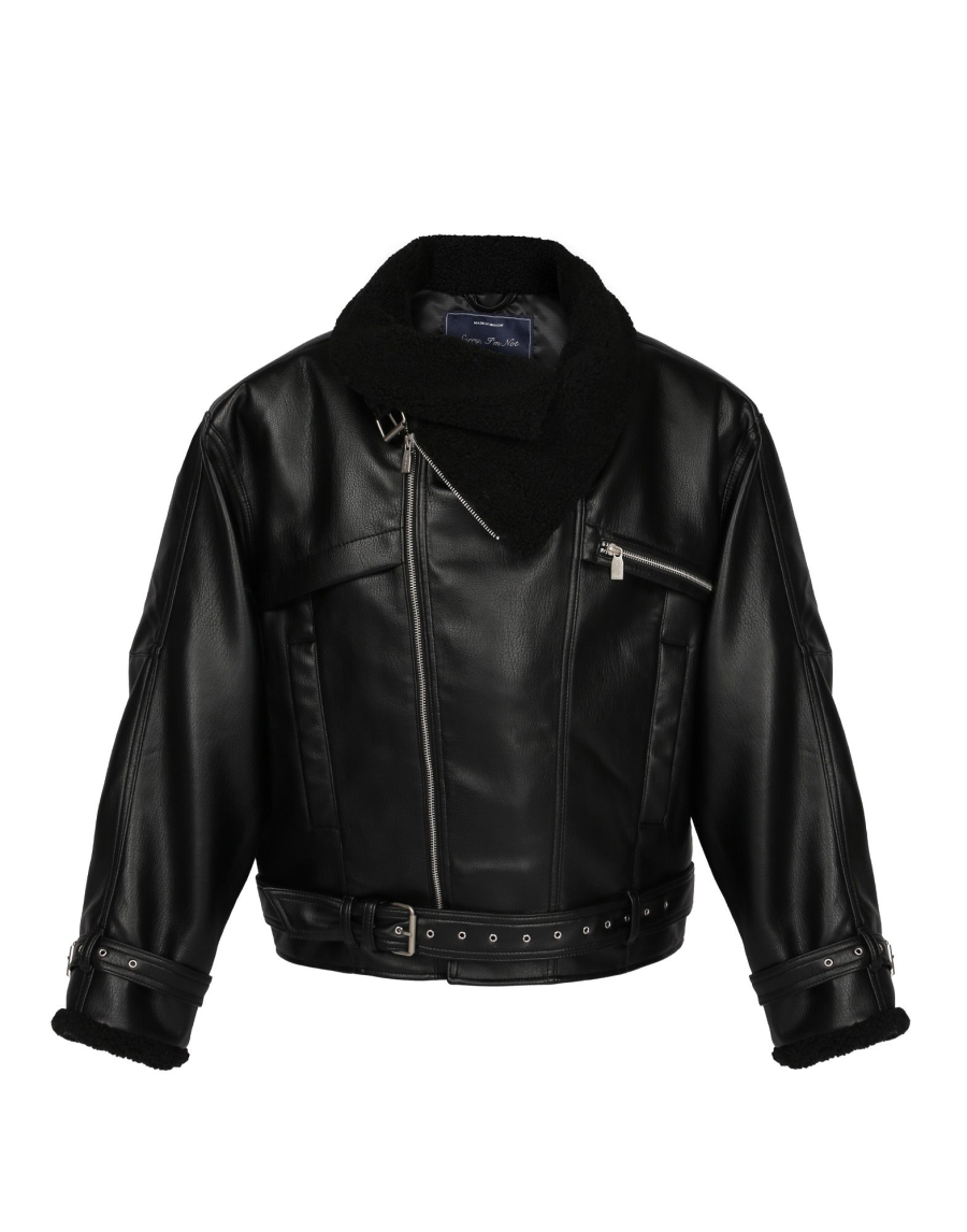 Куртка LEATHER BELTS SORRY, I’M NOT, цвет: Черный,  купить онлайн