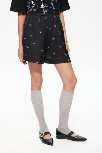 Шорты пижамные с принтом DREAMS BY ALENA AKHMADULLINA, цвет: Черный, 225102090204326/203000 купить онлайн