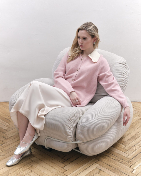 Кардиган Polly Marou, цвет: розовый, mar1_1023_24 купить онлайн