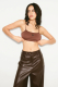Топ LABEL .B & TOUSSUN Label .B, цвет: коричневый, TSLB020060428 купить онлайн