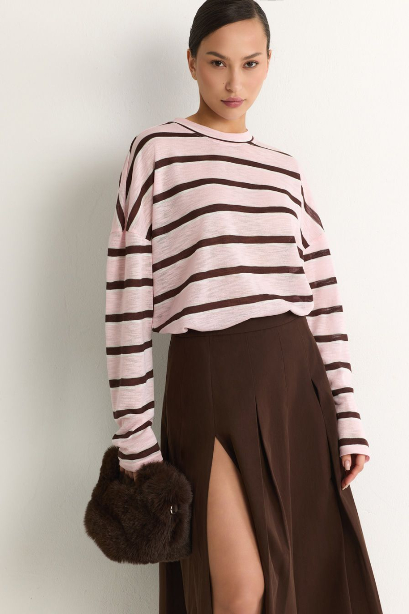 Юбка из 100% хлопка TOPTOP, цвет: коричневый, TT.071.18870.700 купить онлайн