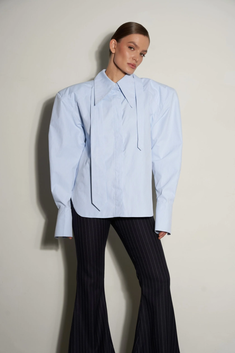 Рубашка в полоску 90-е