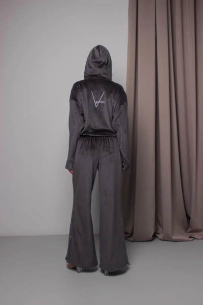 Бомбер Velour с капюшоном GARCHIT, цвет: графит, GARVelBombKapGraf купить онлайн