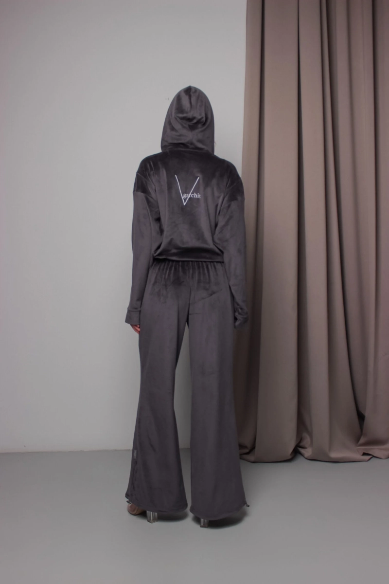 Бомбер Velour с капюшоном GARCHIT, цвет: графит, GARVelBombKapGraf купить онлайн