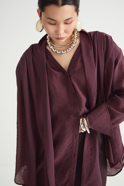 Блуза ROSA MIA AIM, цвет: сливовый, MIA706 купить онлайн