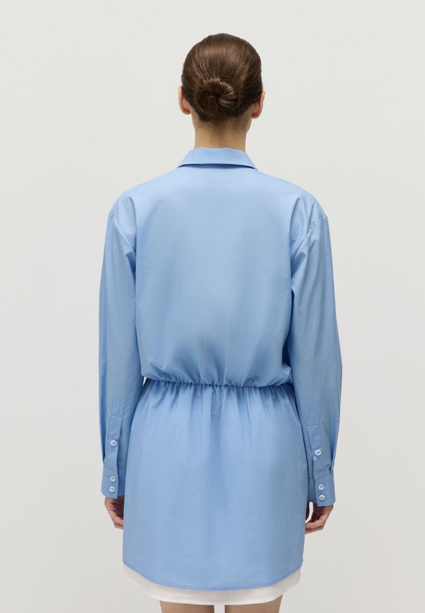 Платье-рубашка AROUND, цвет: голубой, 2214_461C01 купить онлайн