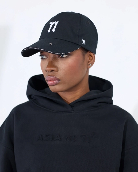 Бейсболка 71 Новая Версия ASIA ST 71, цвет: Черный Ast71.nv-cap-black купить онлайн
